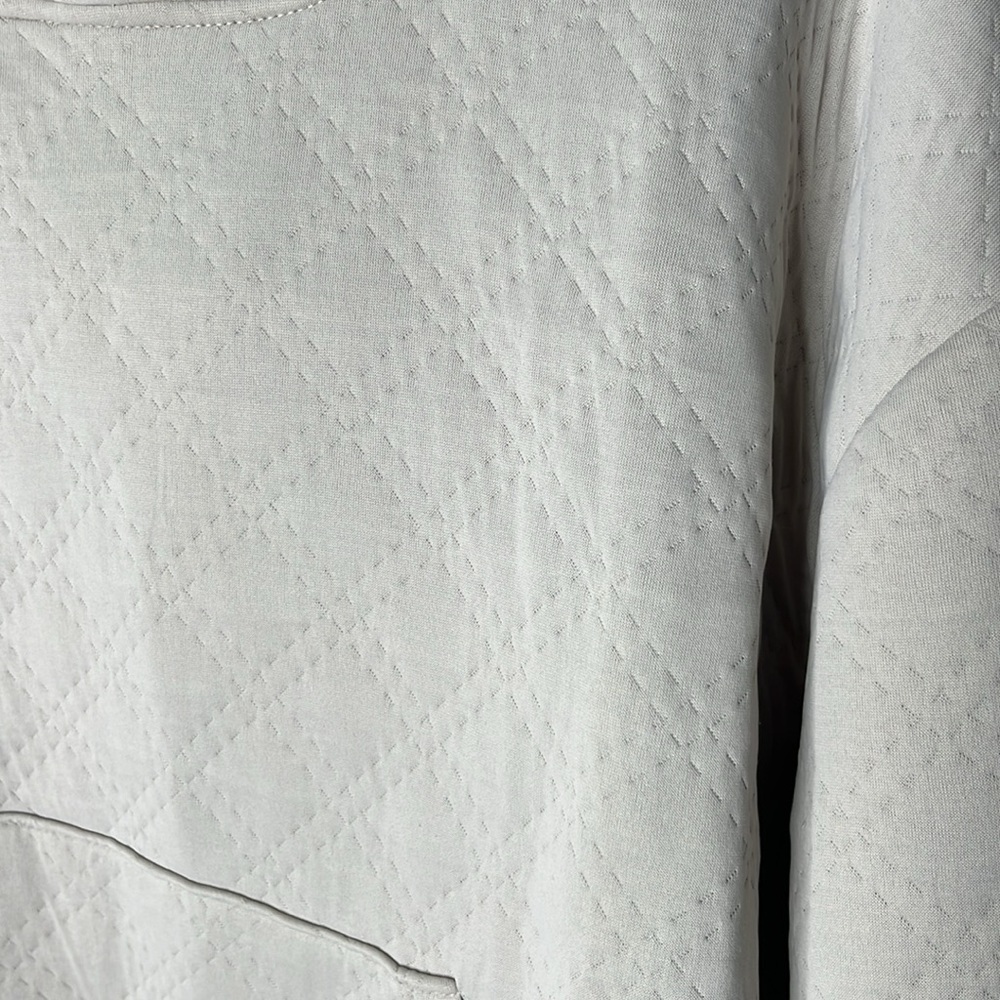 Women’s XL Cream Pink Oversized Hoodie - Picture 3 of 5